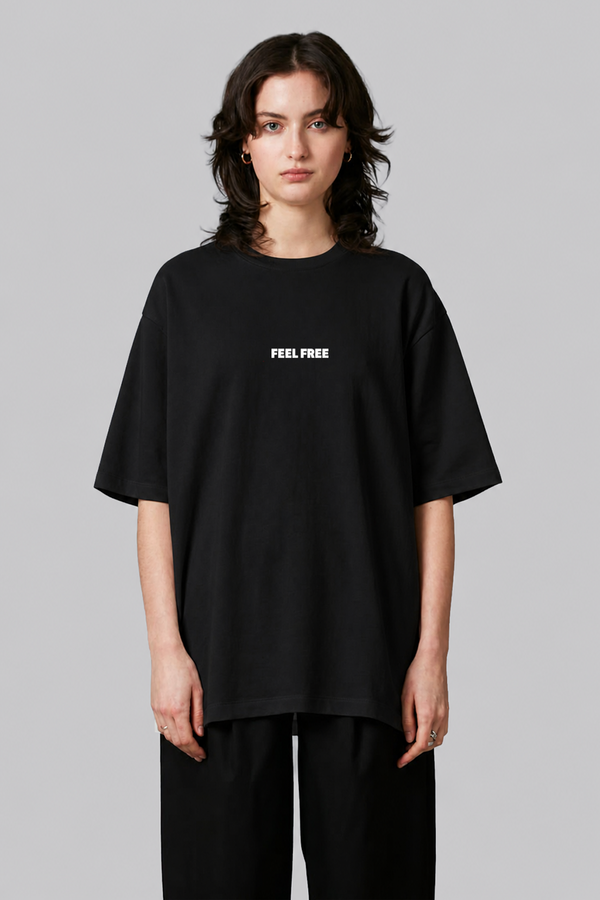 Feel Free To Hesitate- Oversized T-Shirt