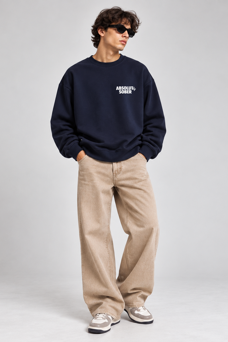 Absolutly Sober - Oversized Sweatshirt
