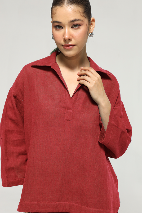 Lyssa Two-Piece Set : Rust