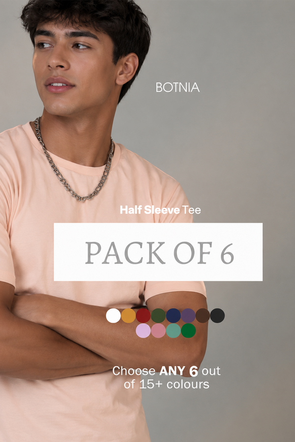 Pack of 6 T-shirts