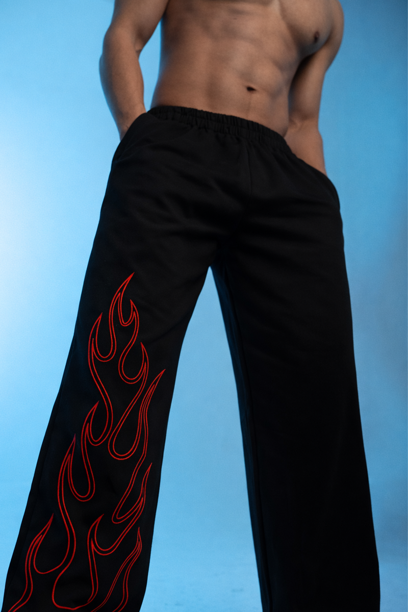Inferno Line - Straight Fit Baggy Pants