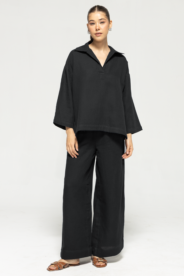 Lyssa Two-Piece Set : Black