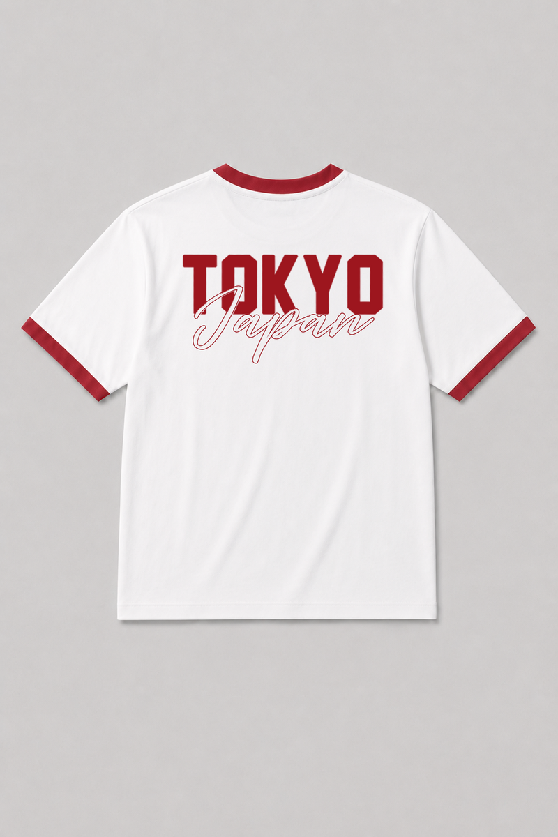 Tokyo - Ringer Cropped Tee