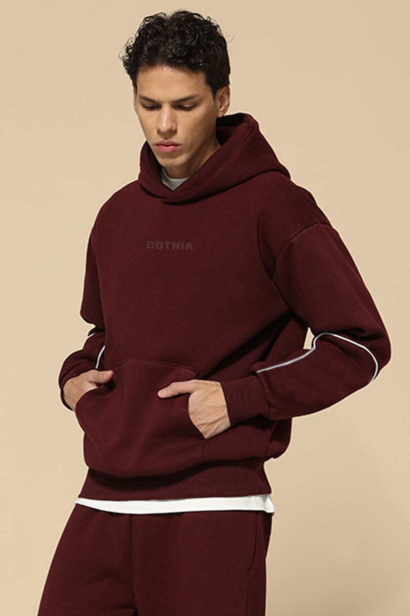 Jade - Oversized Hoodie- Wild Berry