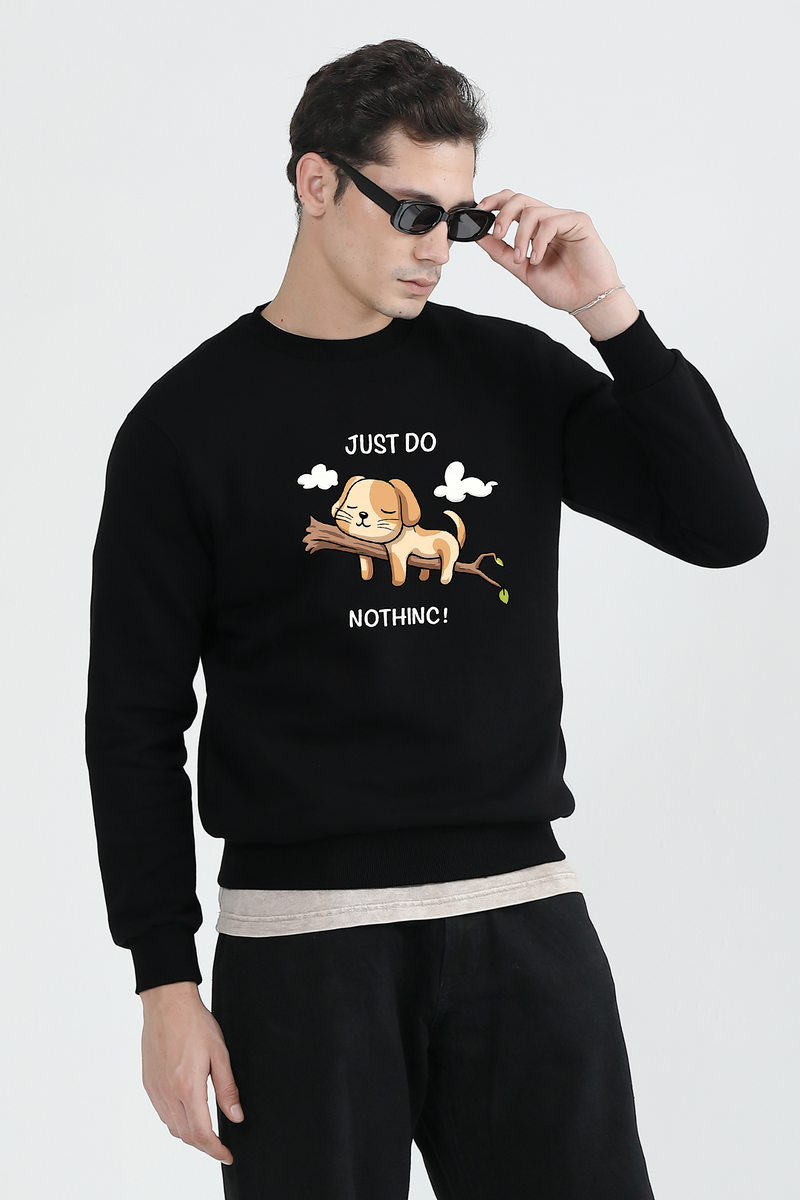 Just Do Nothing - Oversized Sweatshirt