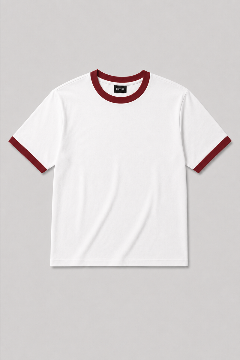 Sixty-Nine - Ringer Cropped Tee