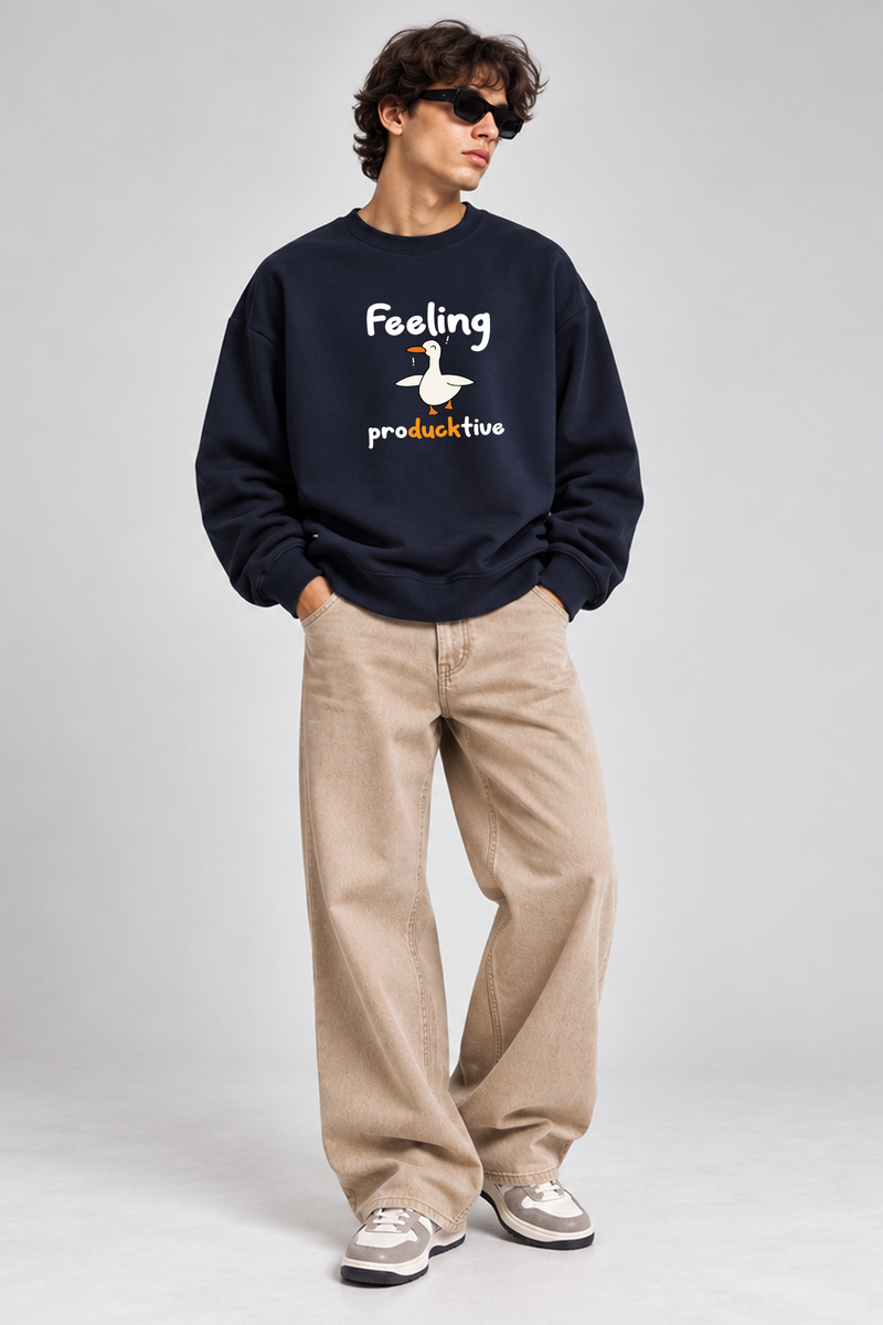Feeling Porducktive - Oversized Sweatshirt