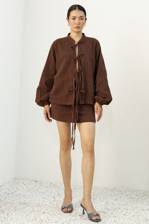 Irene Two Piece : Brown