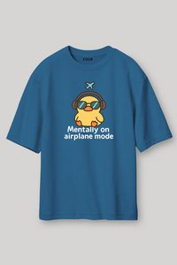 Airplane Mode- Oversized T-Shir