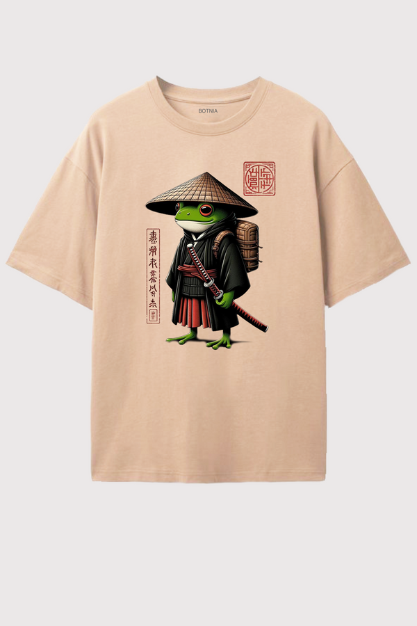 Samurai Frog - Oversized T-Shirt