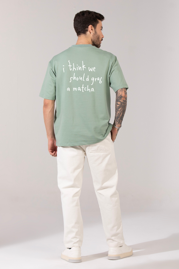 Grab A Matcha - Oversized T-Shirt