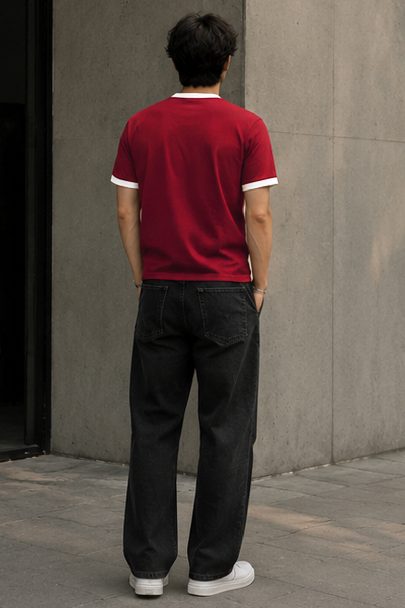 Los Angeles - Ringer Cropped Tee