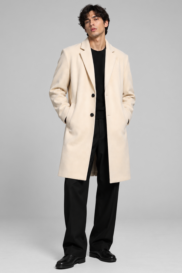 Vanilla - Men Wool Blend Coat