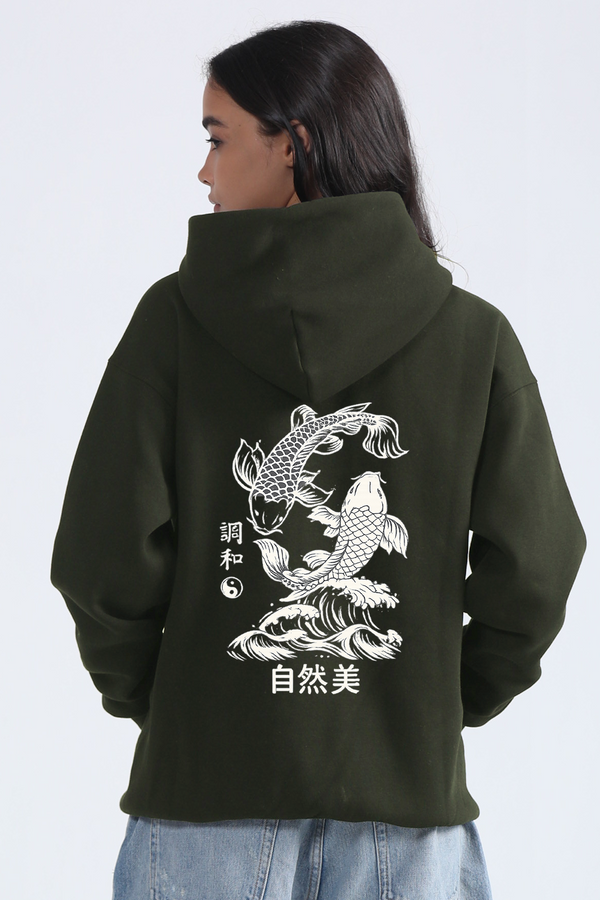 Yin Yang Koi - Oversized Hoodie