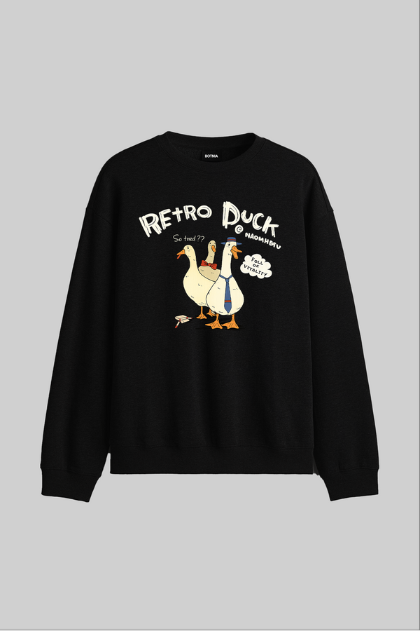 Retro Duck - Oversized Sweatshirt