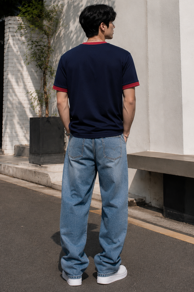 Spidey - Ringer Cropped Tee