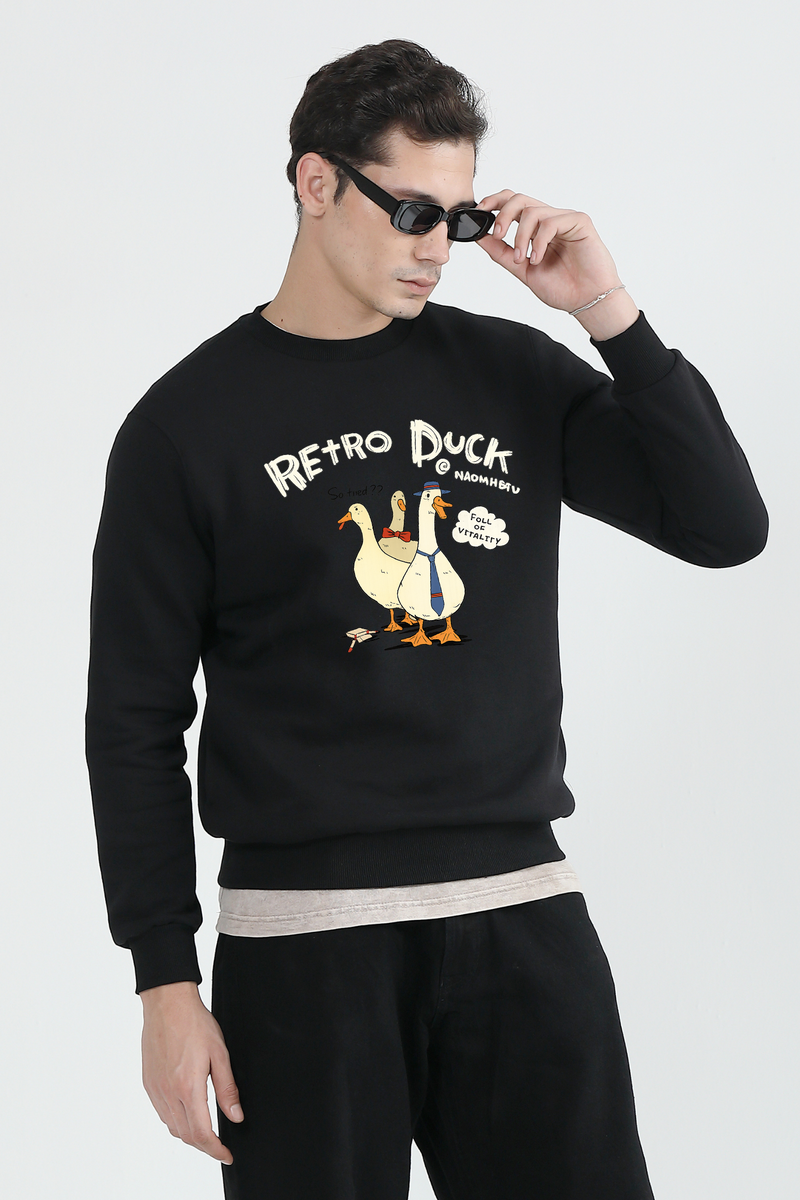 Retro Duck - Oversized Sweatshirt