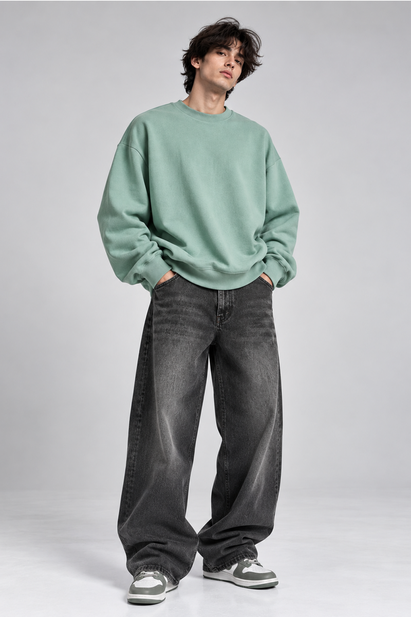 Grab A Matcha - Oversized Sweatshirt