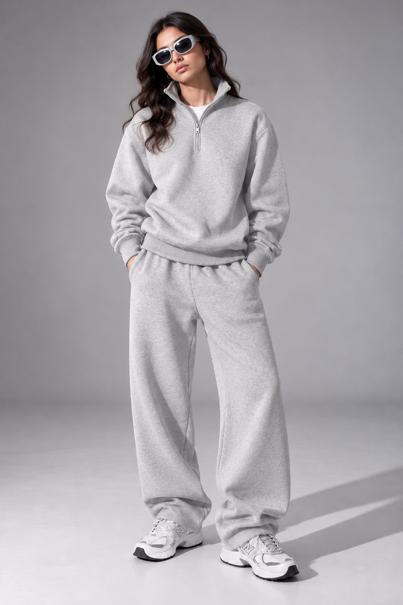 Ultimate Co-Ord Set : Melange Grey