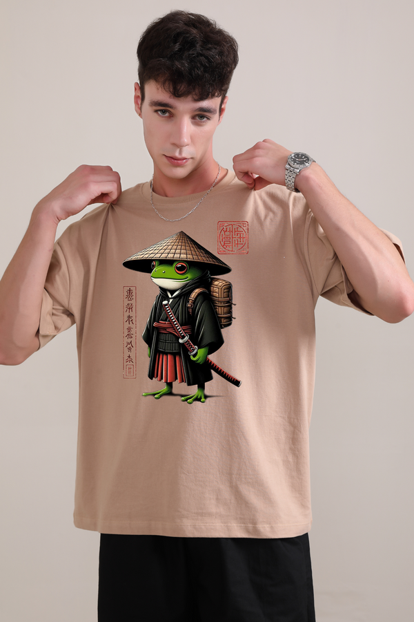 Samurai Frog - Oversized T-Shirt