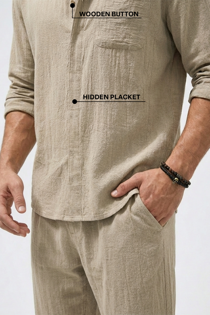 Sora Co-Ord Set : Natural