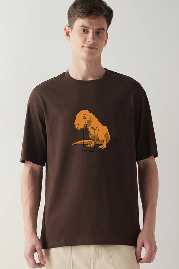 Skipping Dinno - Oversized T-Shirt