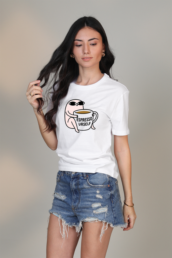 Espresso urself - Half sleeve t-Shirt