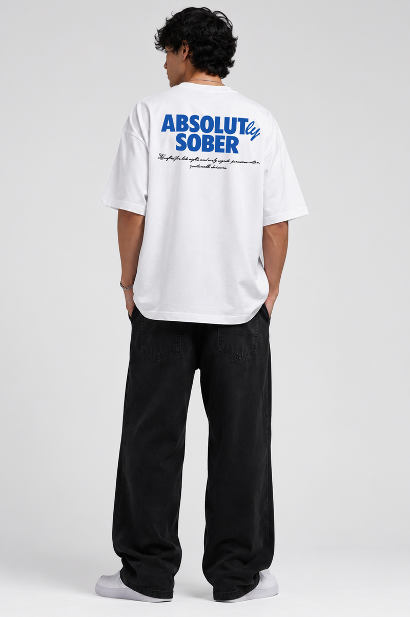 Absolutly Sober - Oversized t-shirt
