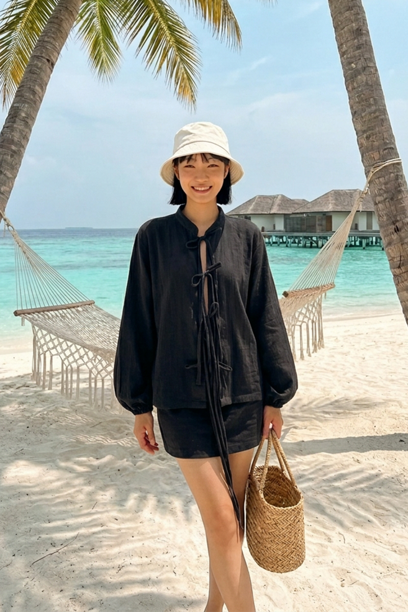 Irene Two Piece : Black