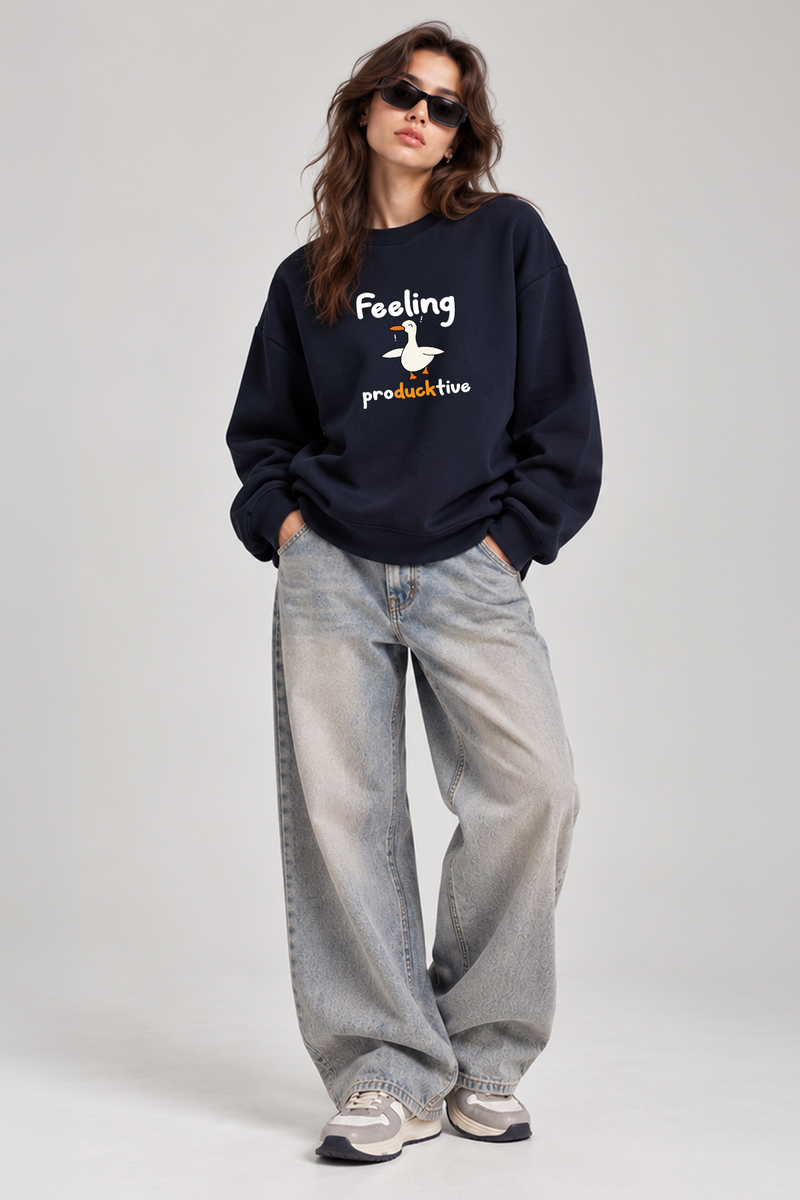 Feeling Porducktive - Oversized Sweatshirt