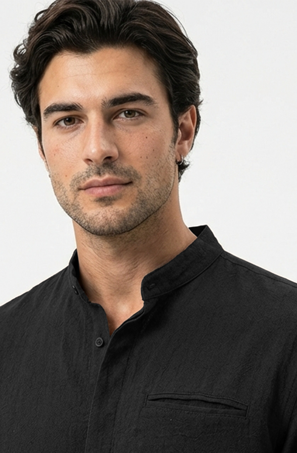 Take This Shirt Off Me: Black Gauze Shirt