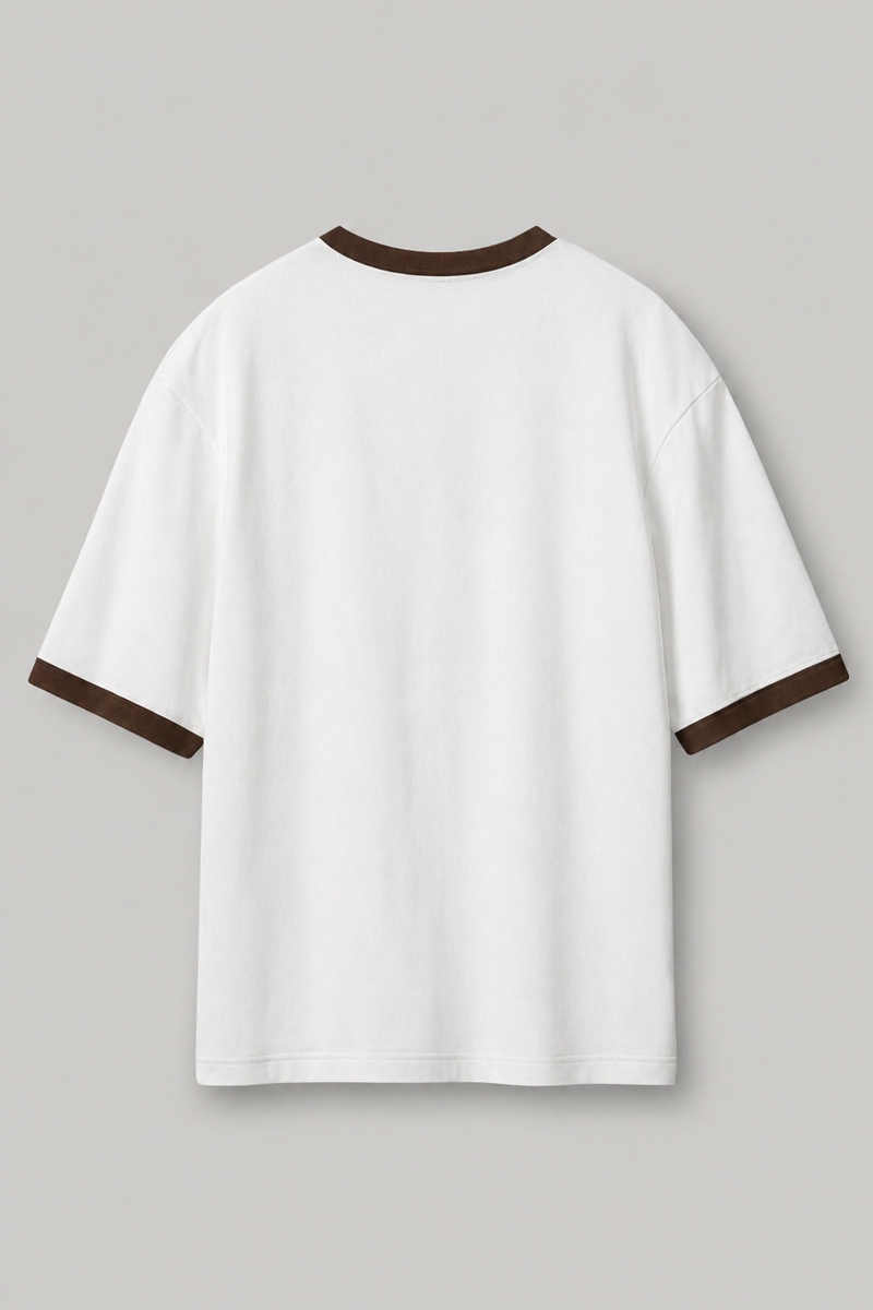 Vintage - Ringer Cropped Tee