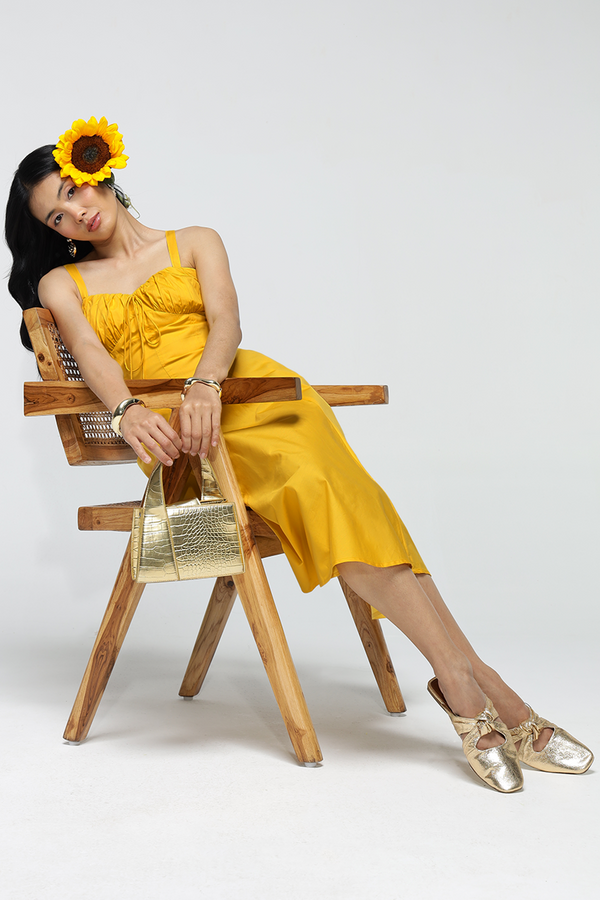 Janie Pocket Dress : Sunshine Yellow