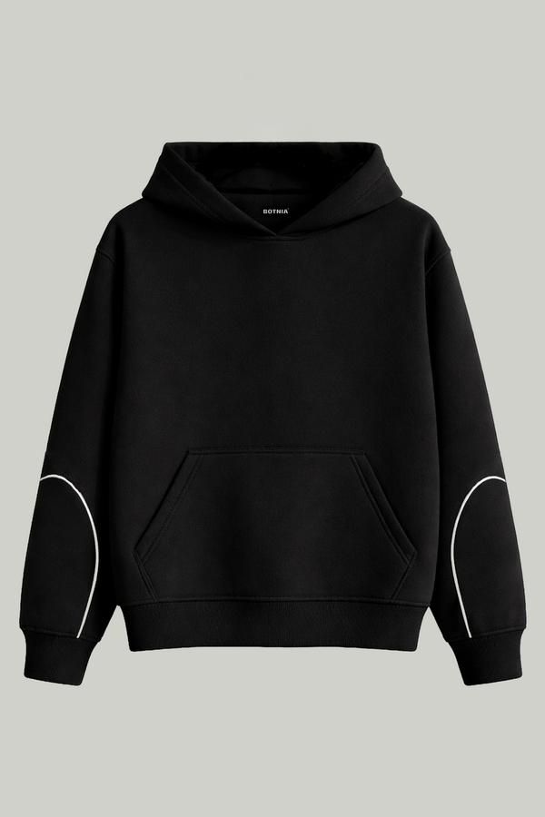 Jade - Oversized Hoodie - Blod Black