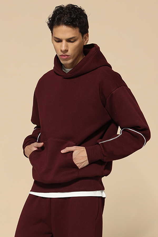 Jade - Oversized Hoodie- Wild Berry