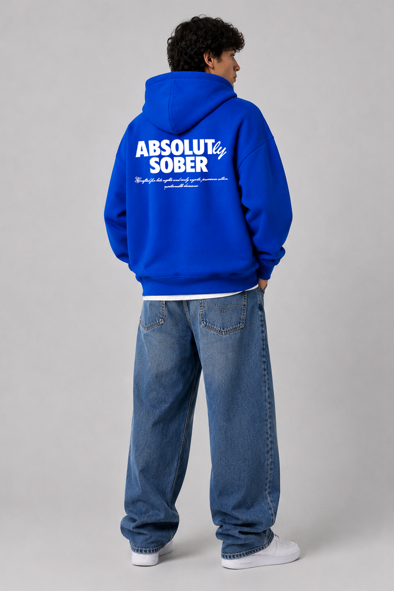 Absolutly Sober - Oversized Hoodie