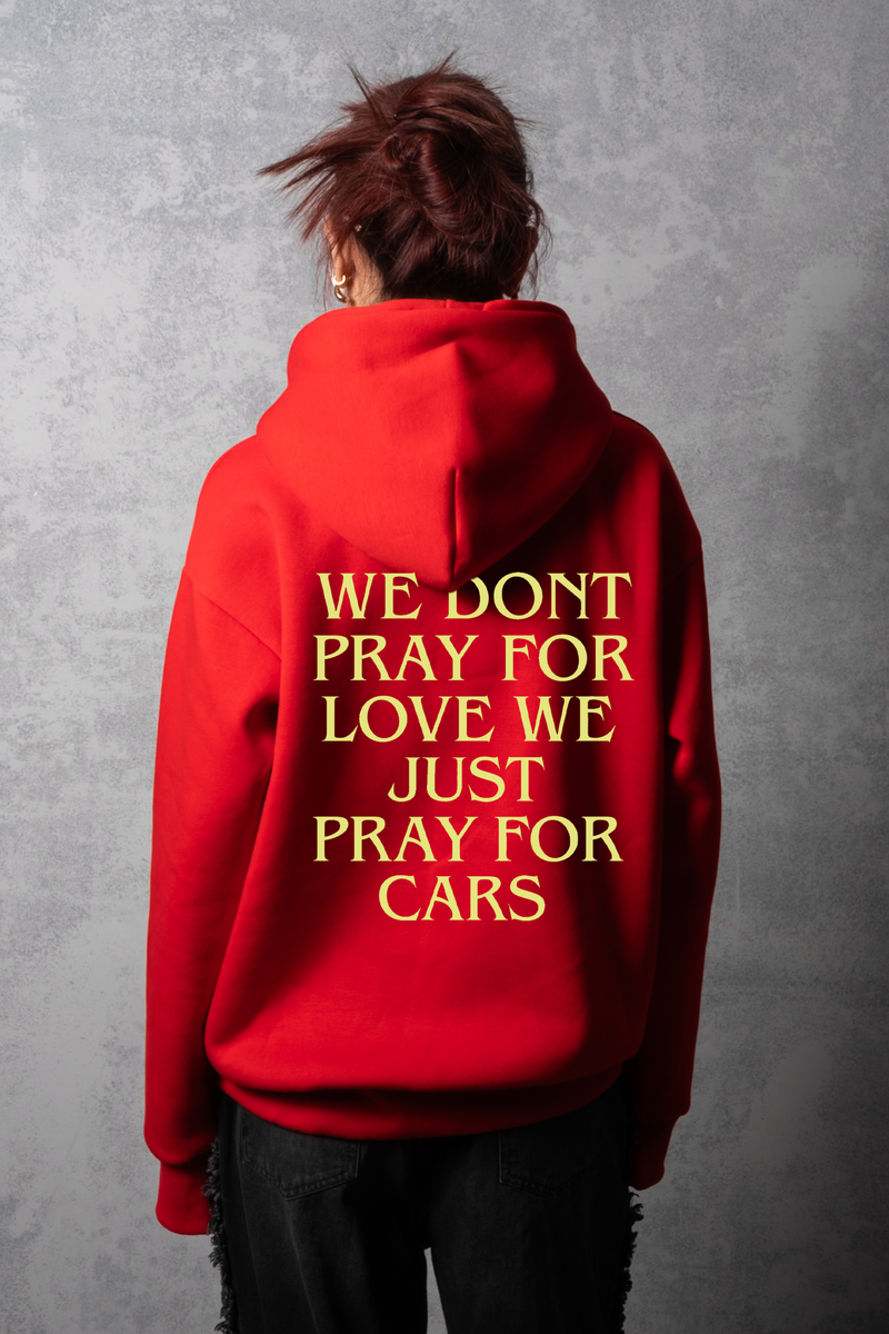 Pray For Cars - Oversized Hoodie