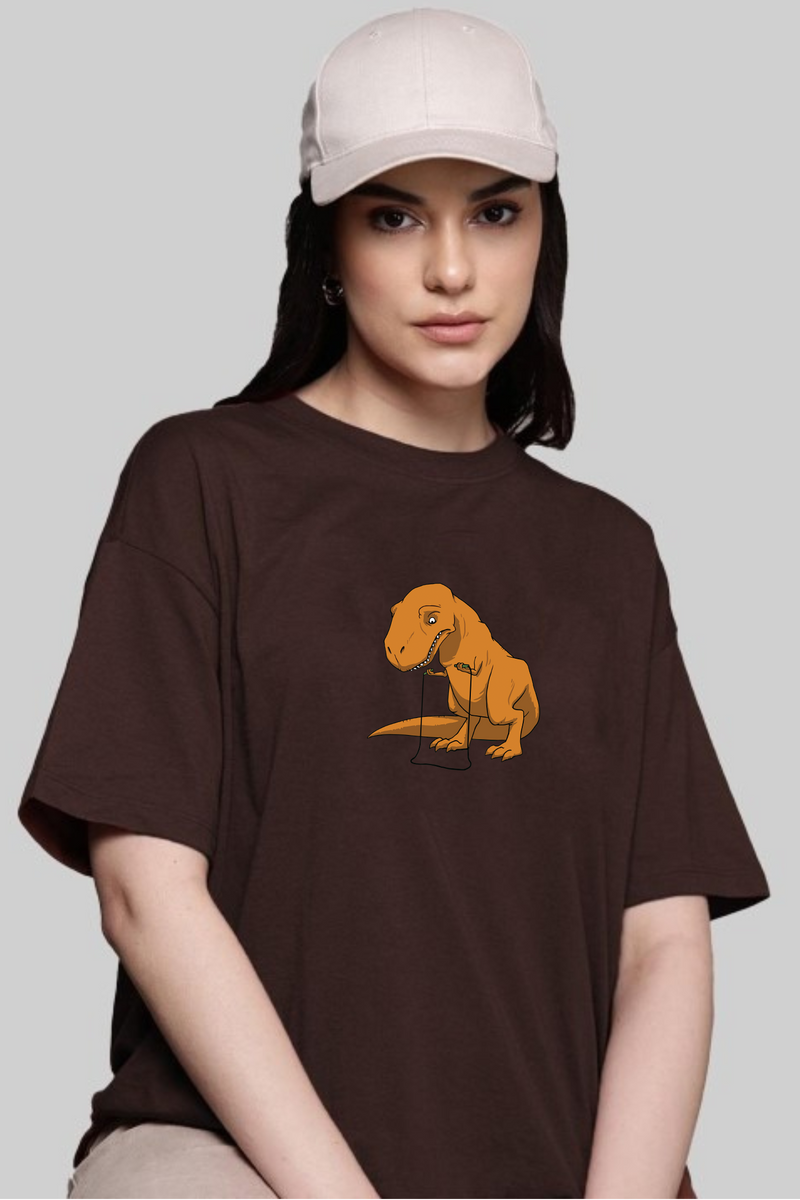 Skipping Dinno - Oversized T-Shirt