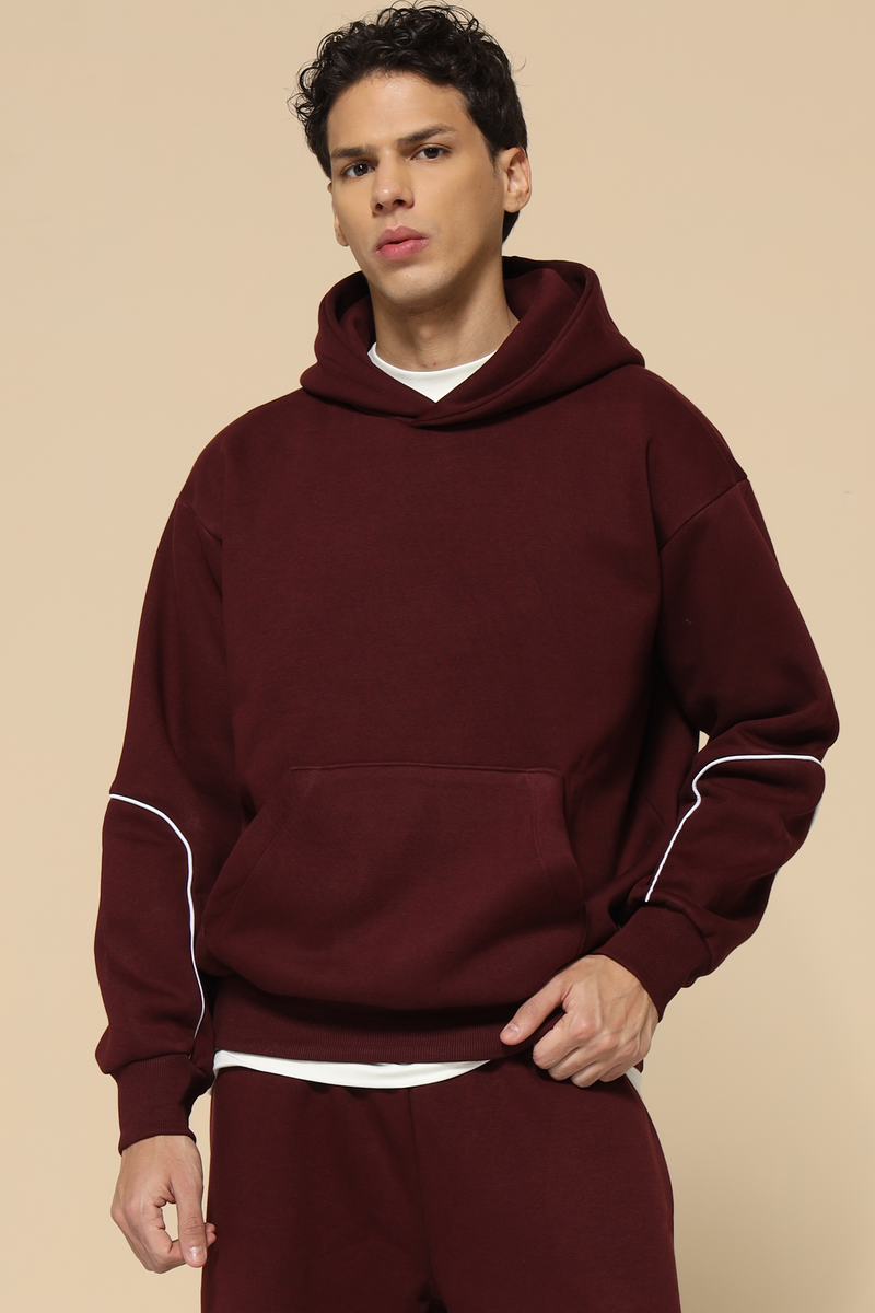 Jade - Oversized Hoodie- Wild Berry