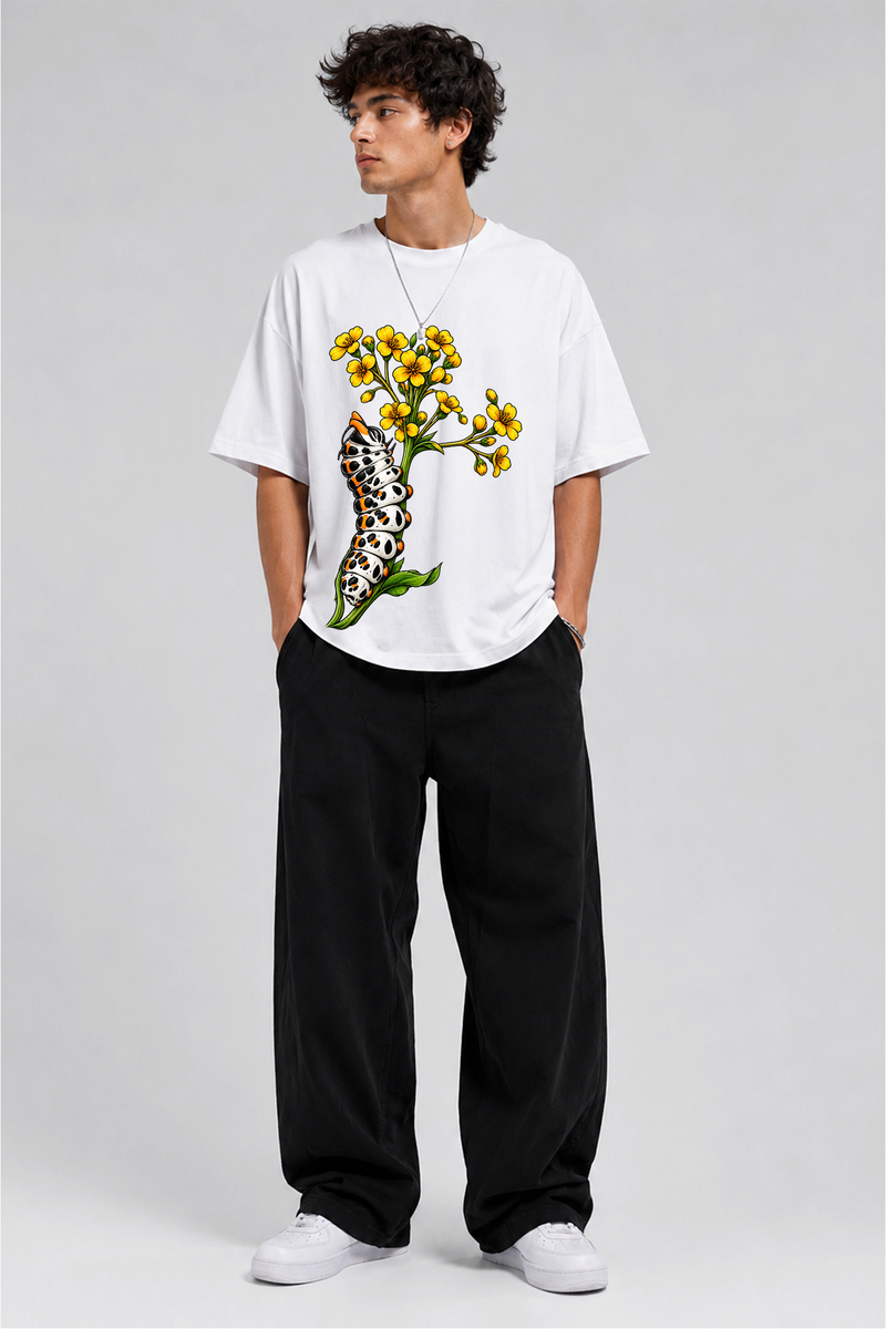 Blooming Caterpillar - Oversized t-shirt