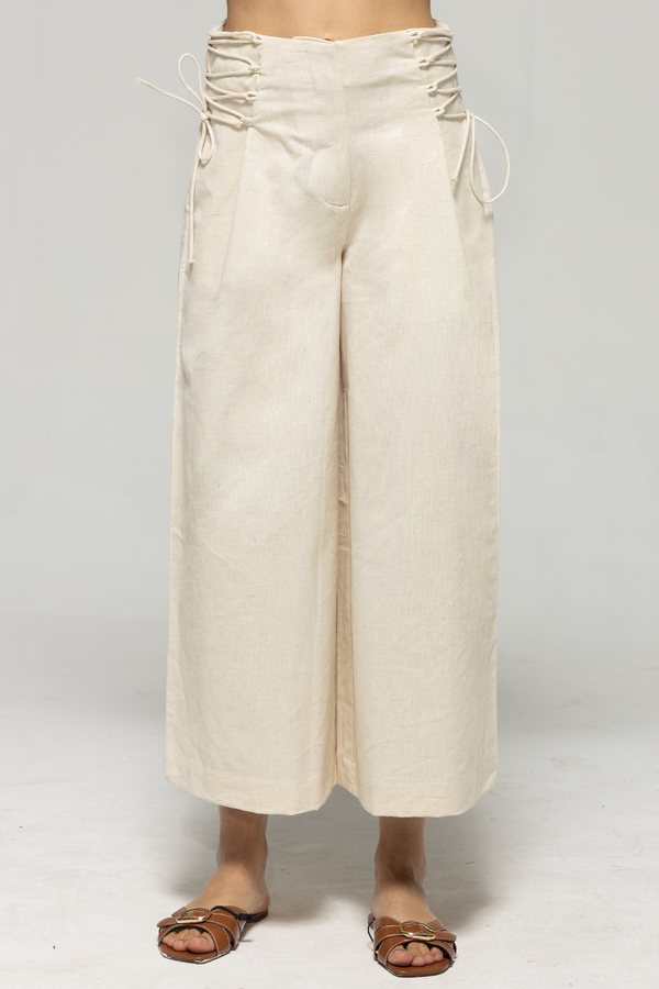 Olina Linen Pants : Natural