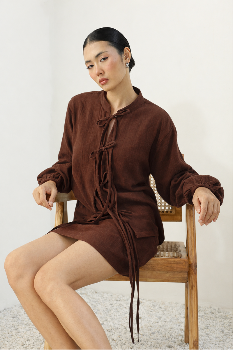Irene Two Piece : Brown