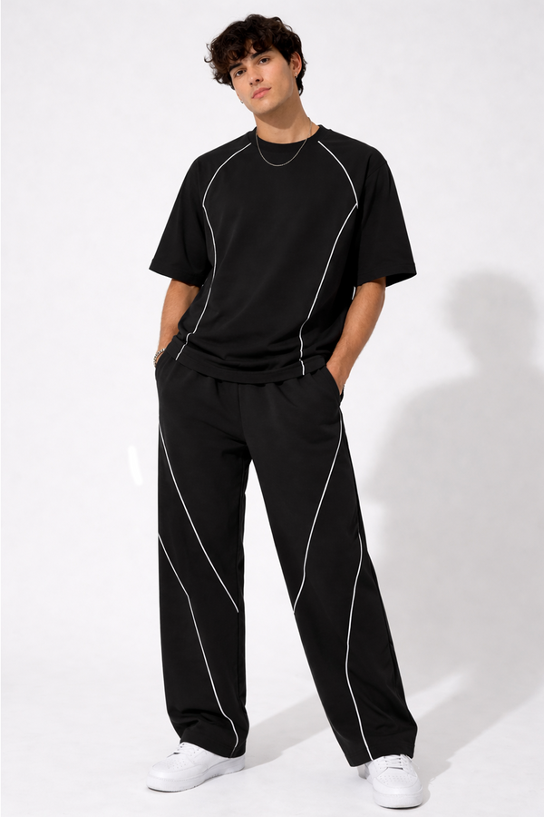 Phantom Line Co-ord Set : Bolt Black