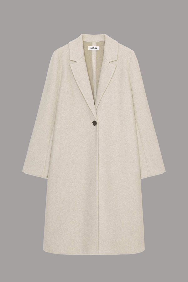 Vanilla - Wool Blend Long Coat