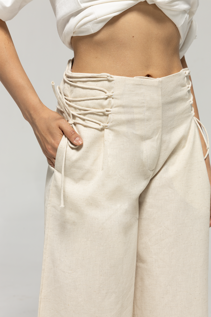 Olina Linen Pants : Natural