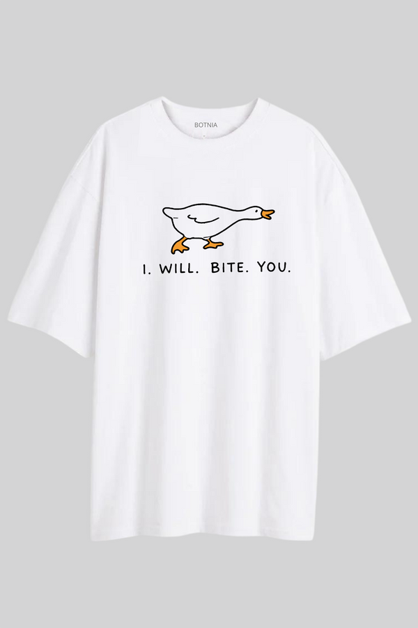 I Will Bite You - Oversized T-Shirt