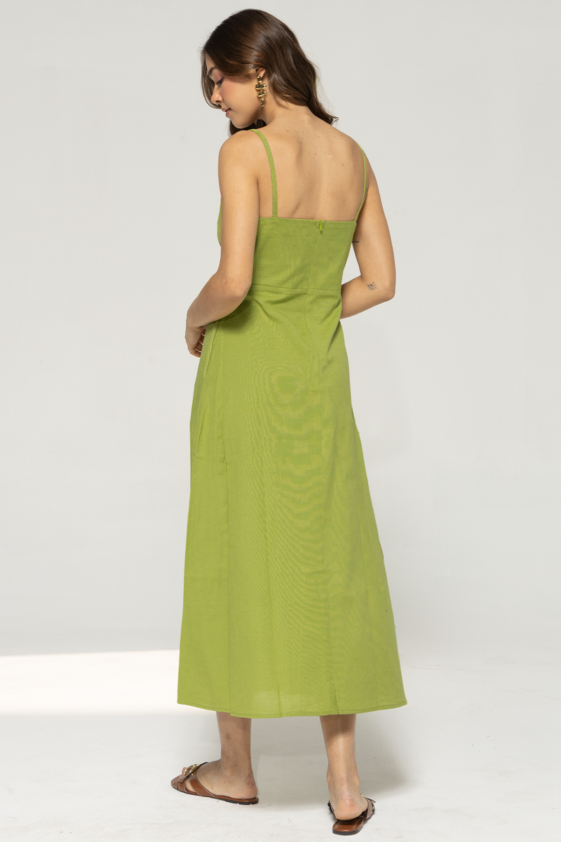 Akaia Linen Set : Green