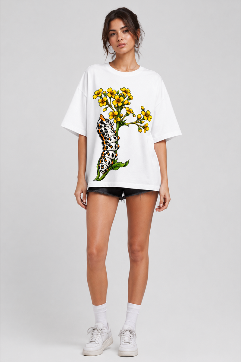 Blooming Caterpillar - Oversized t-shirt