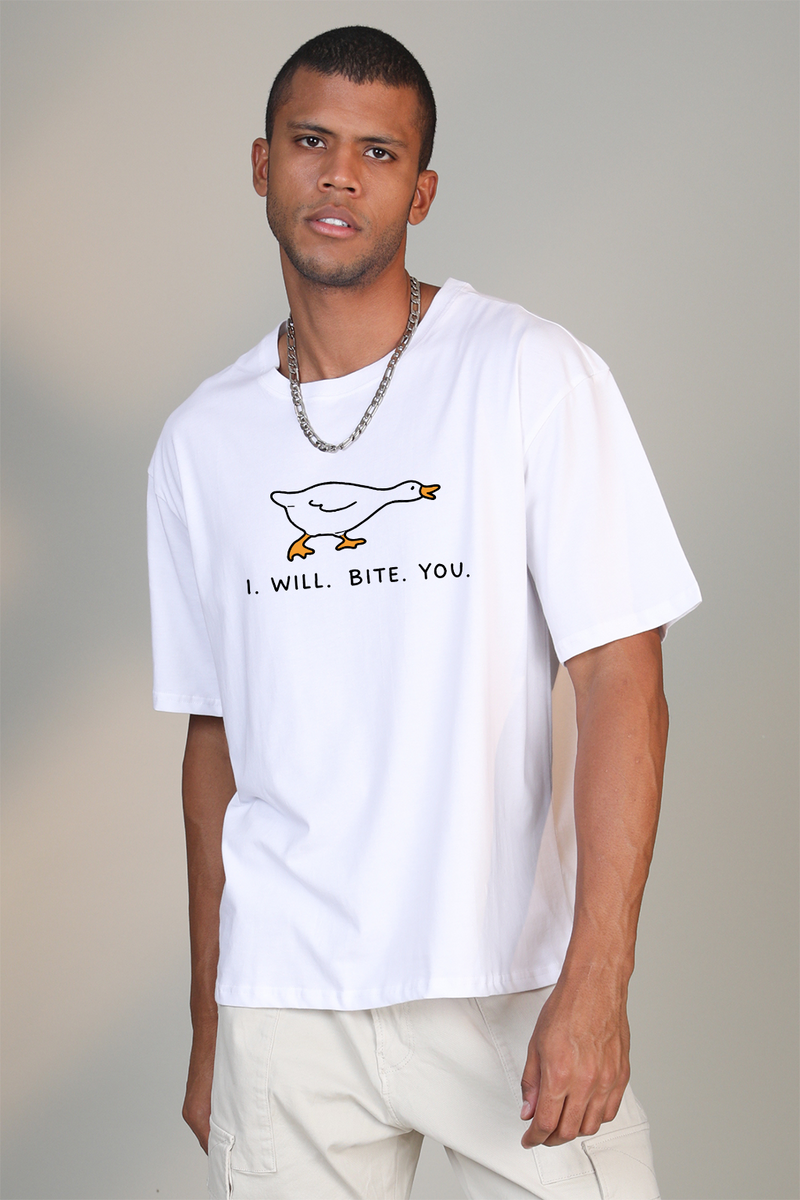 I Will Bite You - Oversized T-Shirt