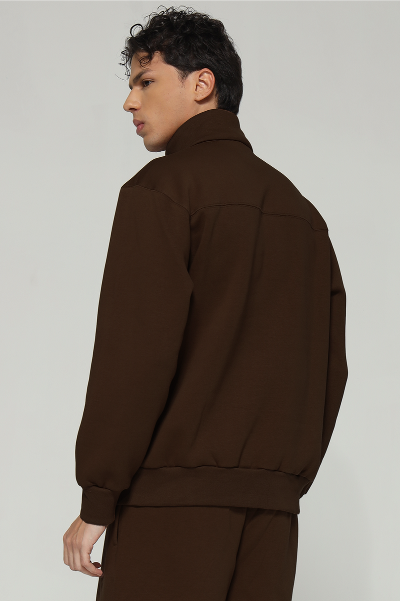 Zip-top Brown Sweatshirt